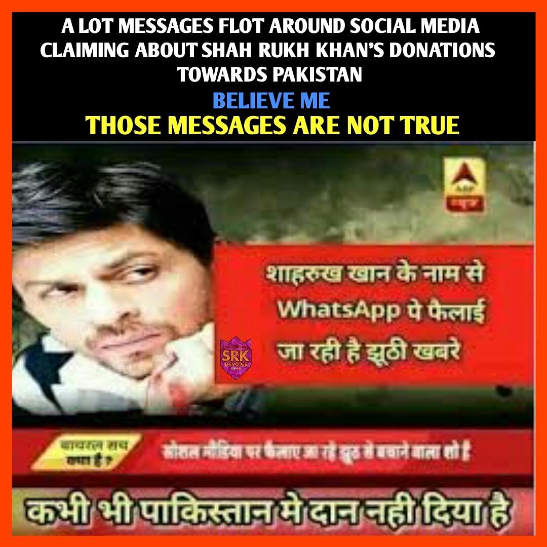 #SRK #FakeMessages #WhatsappUniversity
