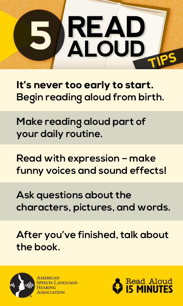 ReadAloud_org's tweet photo. Five read aloud tips. #readaloud15 https://t.co/JhAnI2GhTE