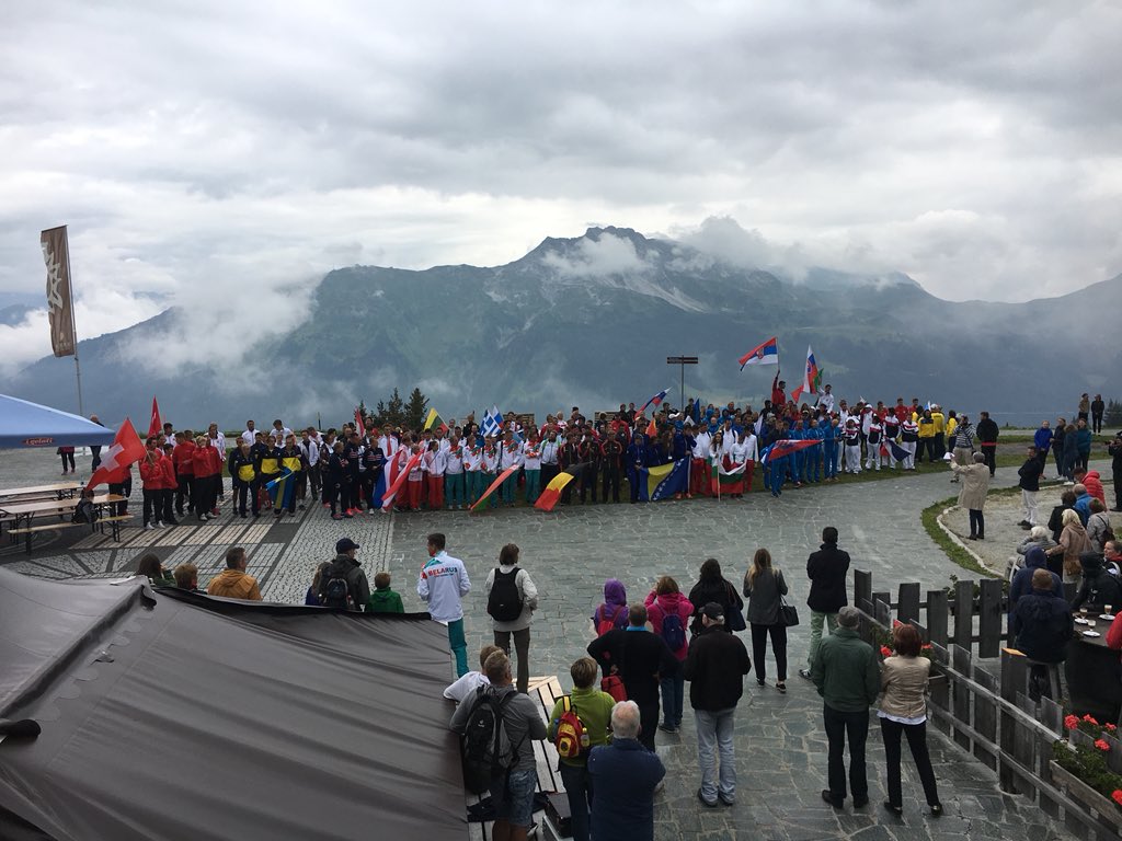 Rene1969Weber's tweet photo. U18-Tennis-EM in Klosters mit Eröffnungsfeier gestartet!!! @tennisturniere @suedostschweiz @EJCKlosters https://t.co/WGHWBj1PrI