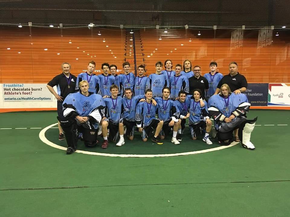 LacrosseOshawa's tweet photo. #OBKShoutout to #OBKMidgets as they are the #Zone6 champs of 2018!! #OBKProud kicking it #Knightstyle https://t.co/oO9oOT6BN6