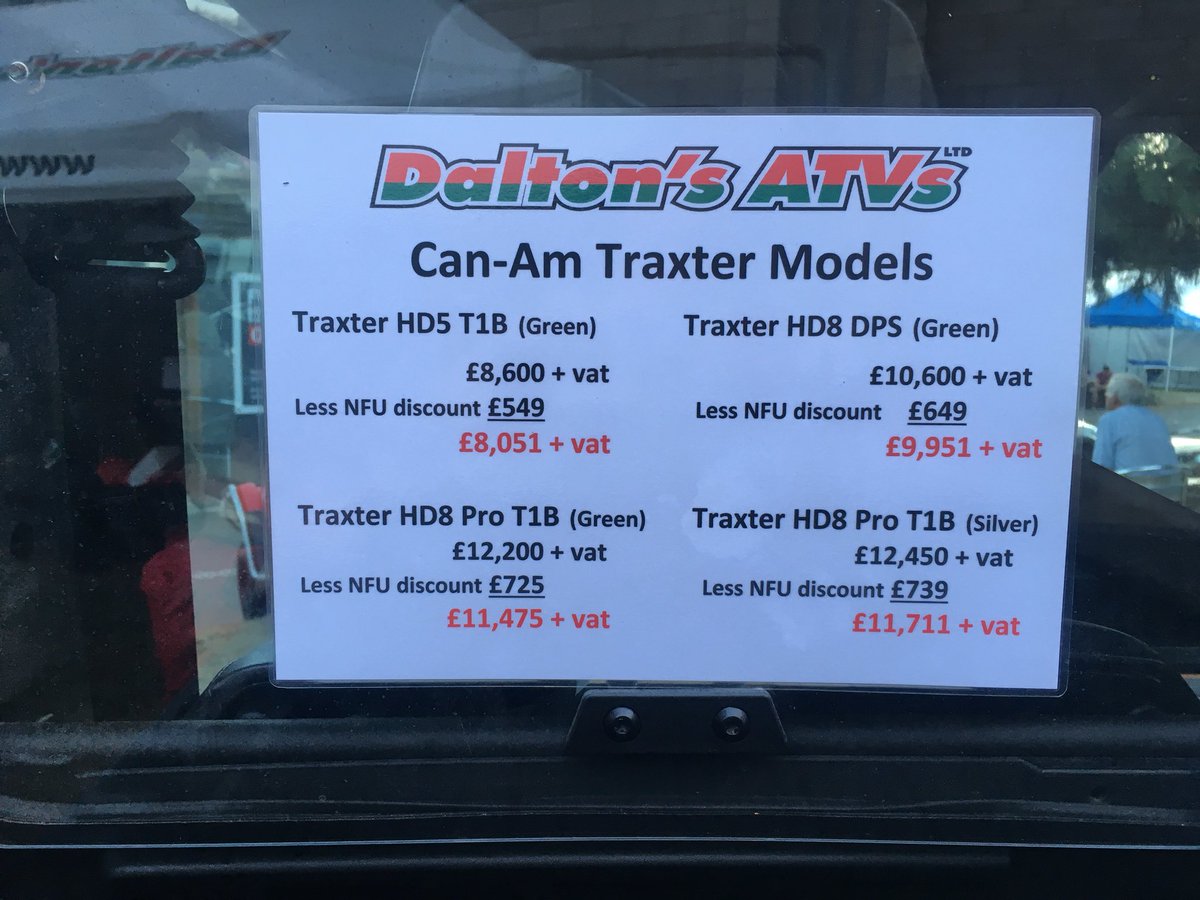ytaeog's tweet photo. @NFUCymru @daltonsatv @royalwelshshow Good to see NFU Affinities promoted by Welsh business.  Every £1 to farming business generates £7.40 in the local economy. Da iawn Dalton’s. #nfuaffinities #daltonsatv #royalwelshshow https://t.co/4kNeHe13yr