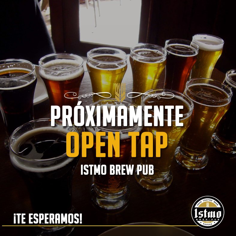 istmobrewpub's tweet photo. P R O X I M A M E N T E
¡Open Tap en Istmo Brew Pub! 🍻
#Istmobrewpub #Istmo #OpenTap #Beer #CervezaArtesanal" https://t.co/FmJAMdme5j