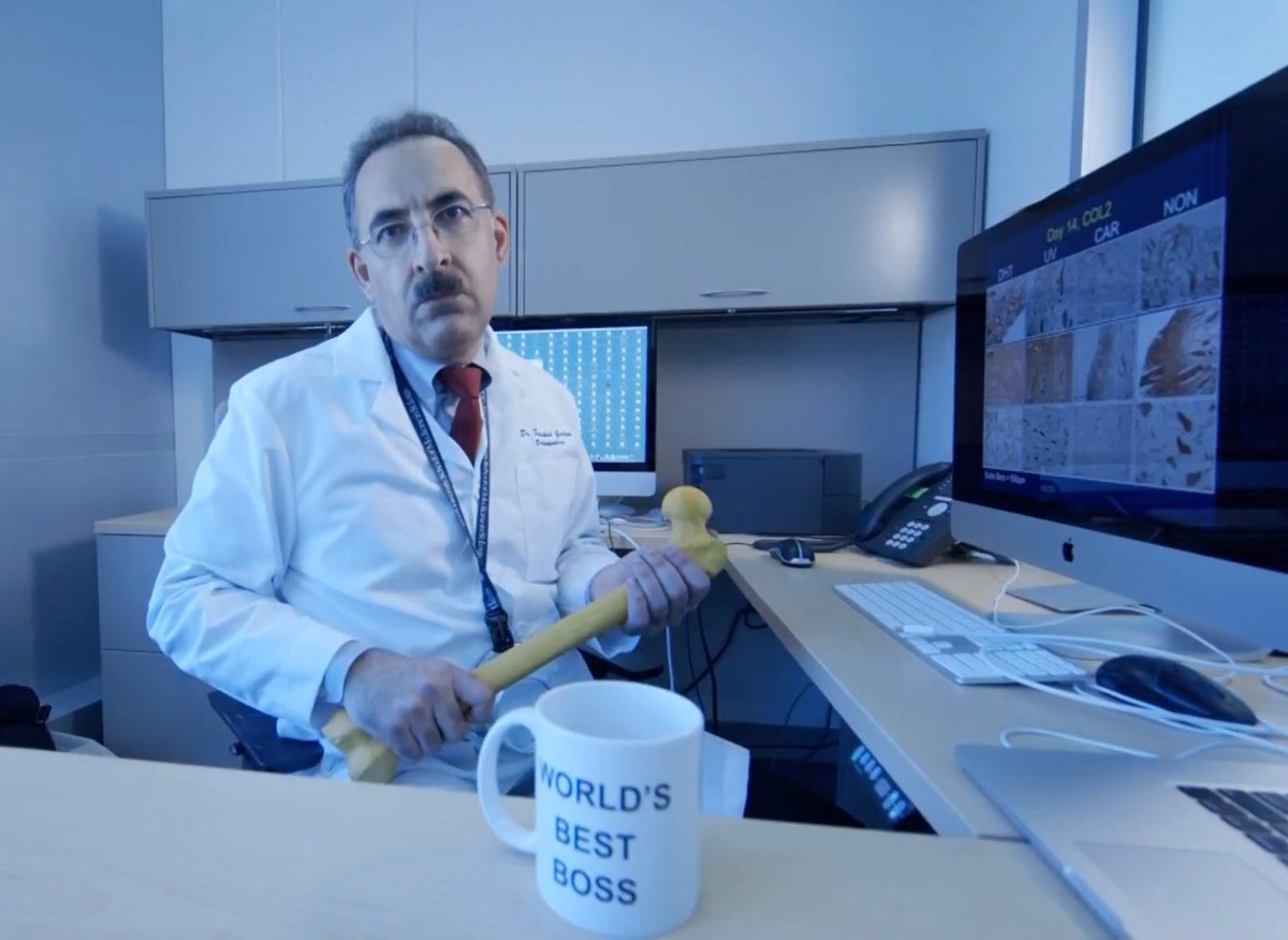 Guilak_Lab's tweet image. Fun Fact: @Farsh_G goes by his rap-name “F-Geezy” in the lab

#ScienceSoHard