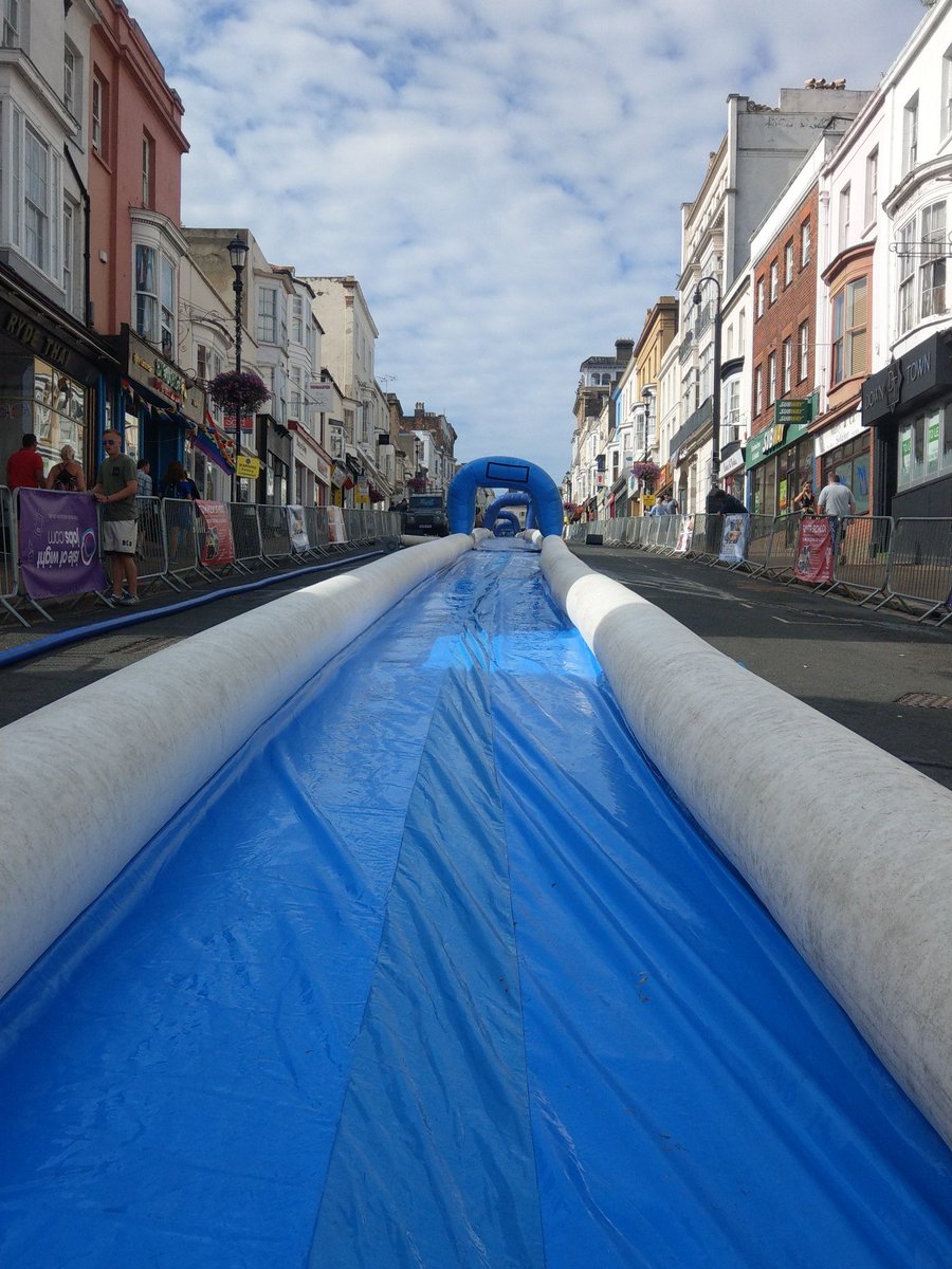 rydefire2021's tweet photo. It's been a very busy fortnight for us at Ryde, but yesterday and today have been all about supporting out local community, and charity with @RydeRescue @jeff_hss @RydeAbide @AspireRyde @WightBrain @RydeTownCouncil @IWPride, #rydeslide @iwightfire #charity https://t.co/v5uYsS0izk