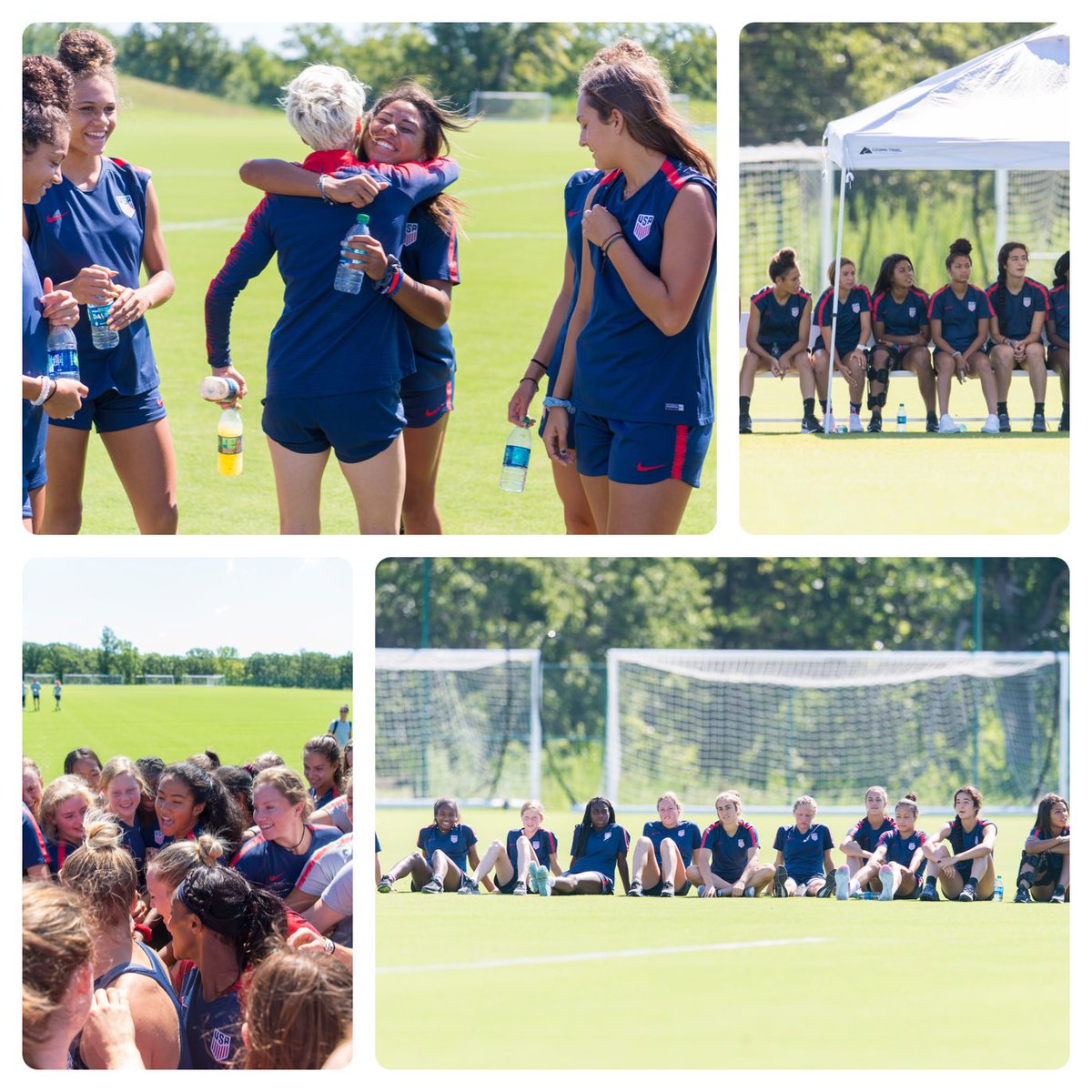 NXTLevel_FUTBOL's tweet photo. Took next step in our prep for U17 FIFA World Cup 2018. Finished camp with inspiration from our @ussoccer_wnt role models. #levelunknown https://t.co/oxXofKWTda