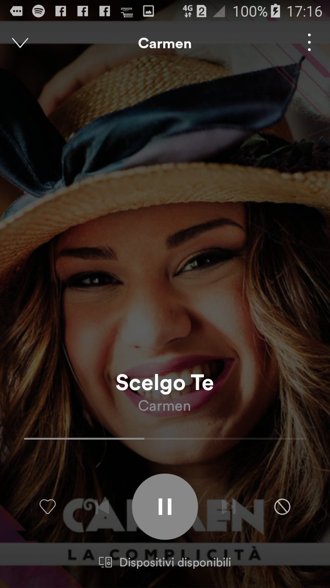 RosyNapoli3's tweet photo. Ascoltiamo l'album di Carmen #Lacomplicita su spotify #carmenlive2018 #carmenferreri @carmenferreri @TeamFerreri @TeamCarmen1 https://t.co/c5D3hwc7NB