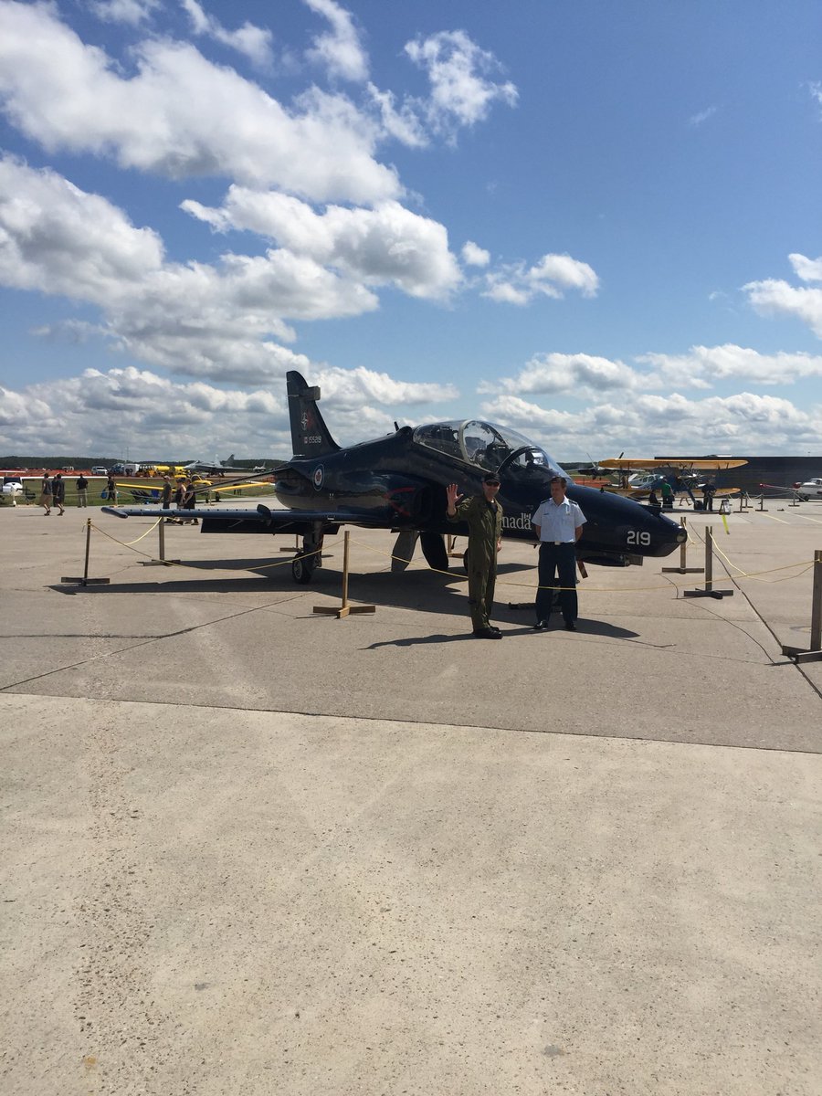 joe_armstrng's tweet photo. CAE is excited to be the 2018 4 Wing Cold Lake Air Show Hospitality Sponsor. The NFTC CT 156 Harvard and CT 155 Hawk are on display! Come out today and enjoy the flying and festivities! @RCAF_ARC #CAE #trainingpartnerofchoice https://t.co/2O1gBMHpgM