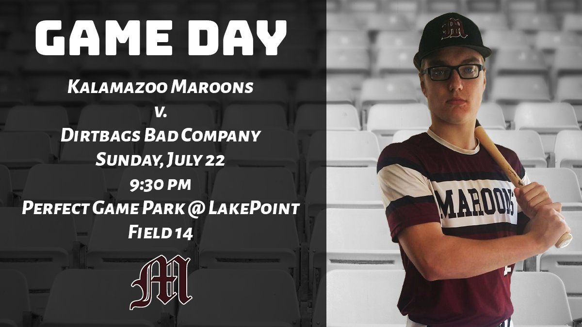 KMaroons16's tweet photo. It's Game Day in Atlanta! We're excited to start pool play in the @PerfectGameUSA World Series under the lights! First pitch is set for 9:30 PM at LakePoint. https://t.co/AELBeIBPUG