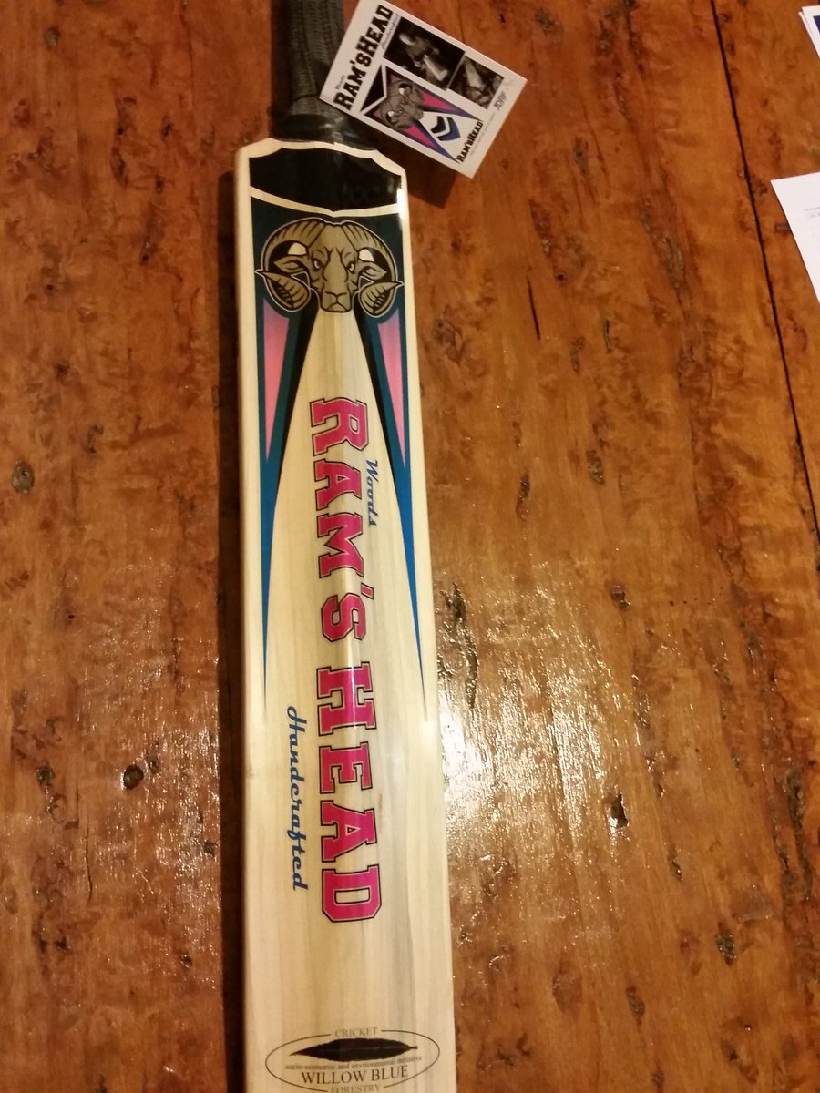 ramsheadbats's tweet image. Stunning colours in the latest Ram to leave the BatCave. Love what we do here. @CallenCricket
 @cricketforestry #cricketbats #jdrf #garvincancerresearch