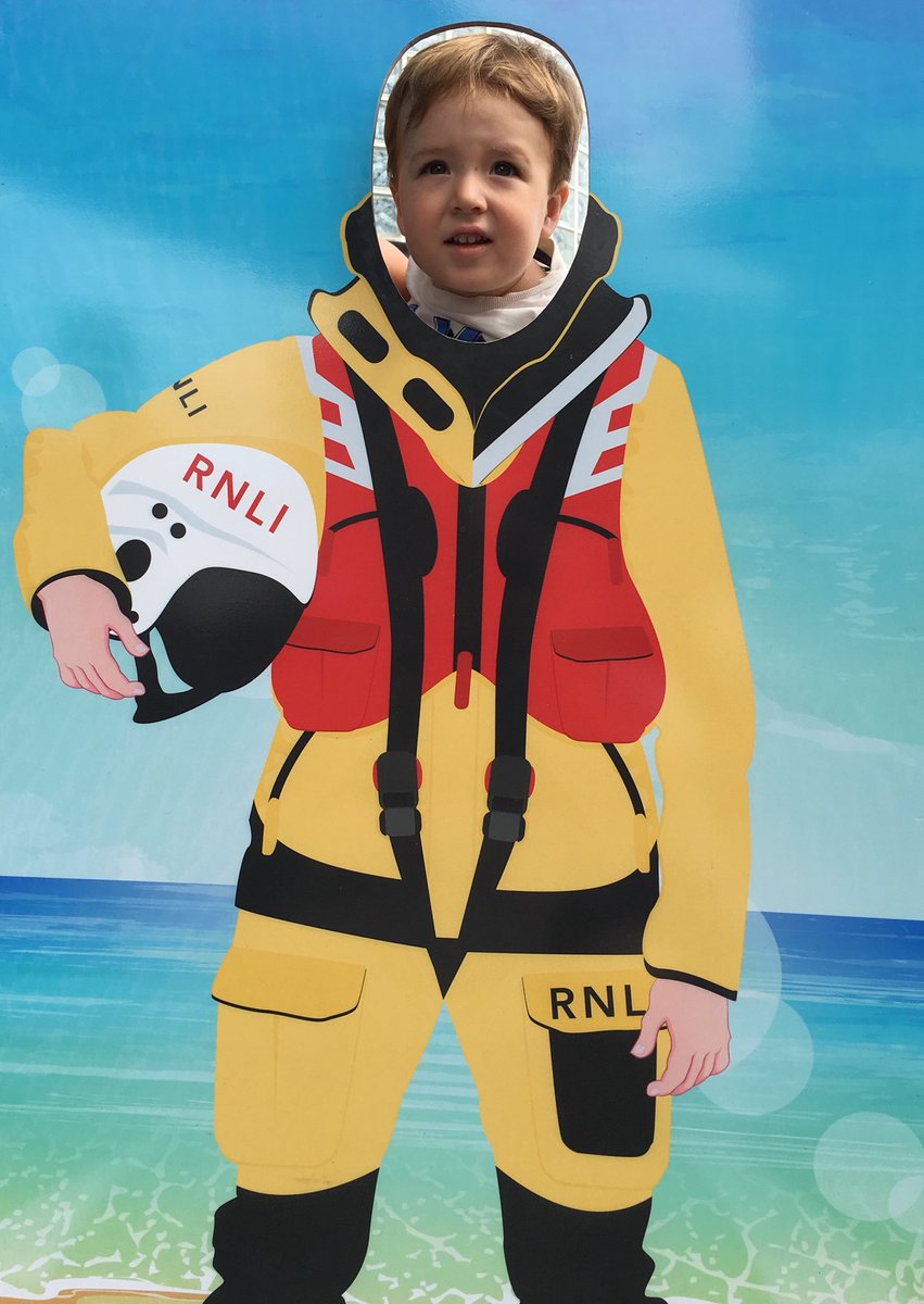 ScubaRoss's tweet photo. Fun times with the family at @RNLI HQ summer fete in #poole watching a Shannon #lifeboat and dressing up as crew!
#SavingLivesAtSea #RespectTheWater
#FutureLifesaver https://t.co/c1OFHW2ilw