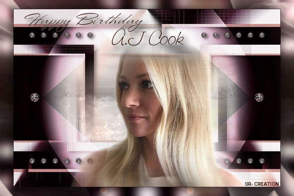 Happy birthday A.J Cook 