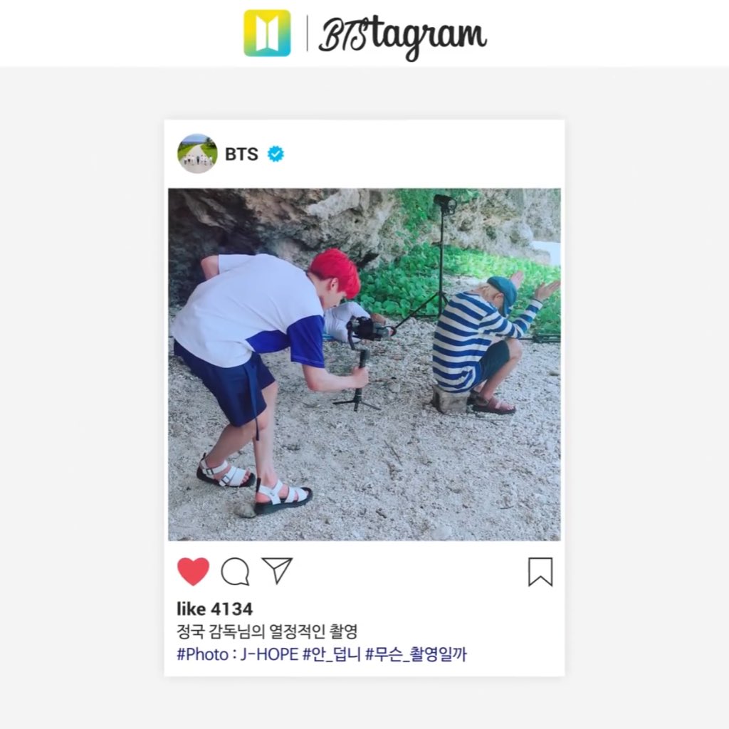 BangtanVzla's tweet photo. [BTS SUMMER PACKAGE IN SAIPAN] 📸@BTS_twt 

BTStagram Trans:

1)"¡Comienza el viaje a Saipan! #Photo: JIMIN #VeryHot #ButPretty "🌸

2) "Fotografía apasionada del director Jungkook #Photo: J-HOPE #IsntIt_Hot #WhatAreYou_Shooting"

Cr.: SWEETDANGER0309 
#KCAMexico #ARMY https://t.co/o2ZwjZ4QIy