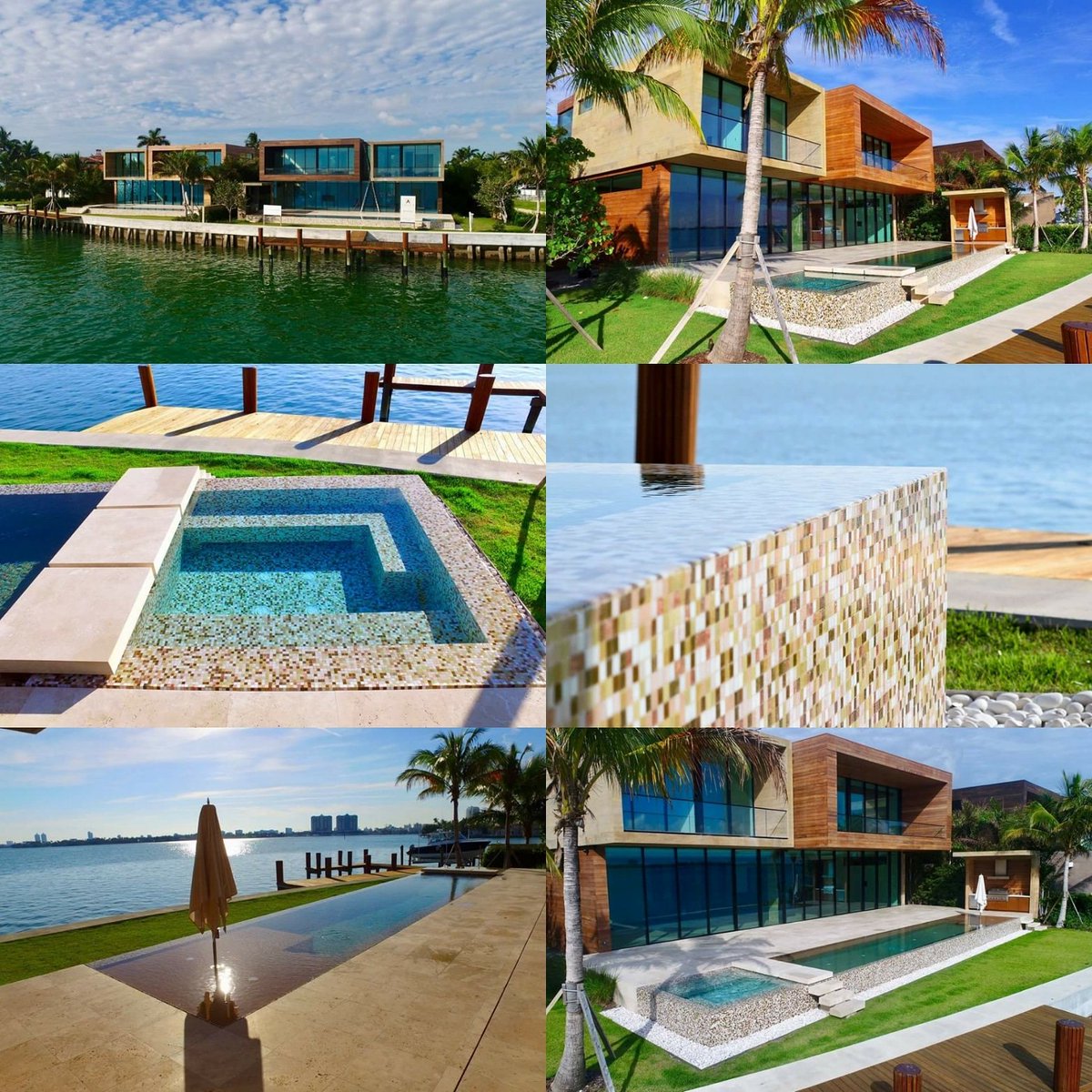 Miami Beach, Florida in style with <a href="/Aquatic_Consult/">Aquatic_Consultants</a> and @reeftropical! riverflowpumps.com and current-systems.com #amazing #luxurypools #water #designer #beautiful #awesome (photos courtesy Reef Tropical)