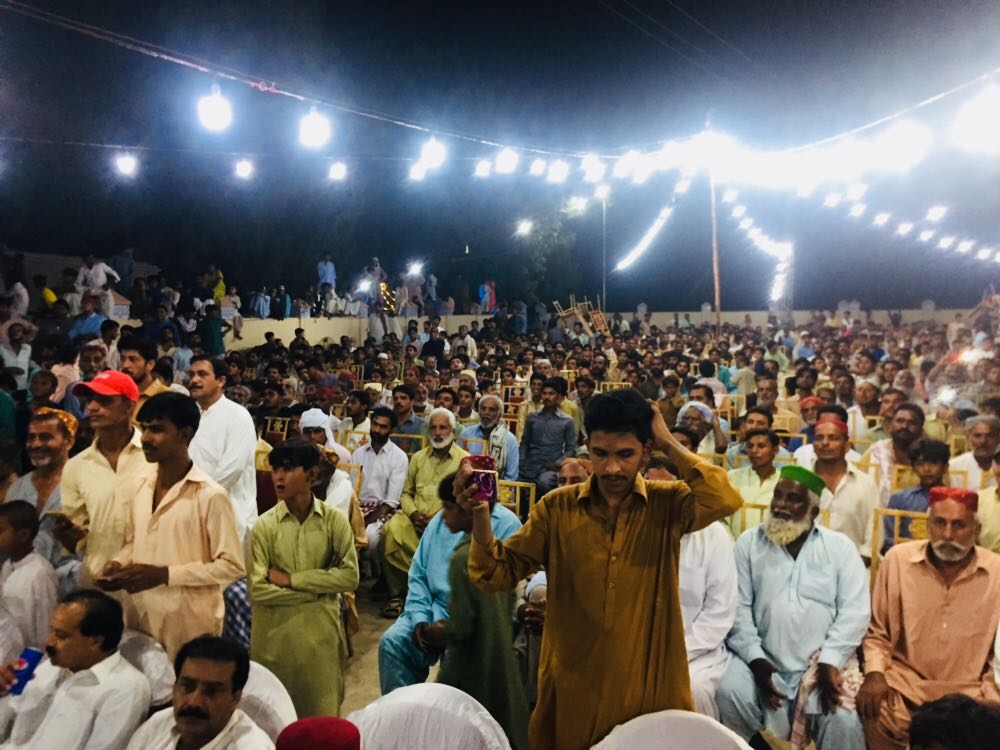 Sadiajavedppp's tweet image. Adi @FaryalTalpurPk in corner meeting UC Akil #PS10 larkana