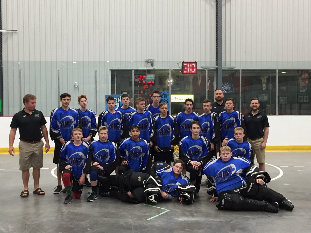 AlbertaLacrosse's tweet photo. Congratulations to Zone 6 on their bronze medal in a great game with Zone 7. #2018asg https://t.co/51MH8K3imG
