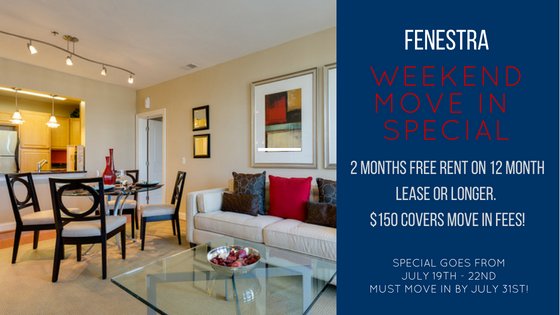 Weekend move in special happening this weekend only! 🏡