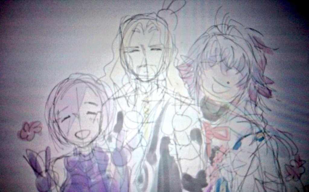 弊カルデアの基本アーツパ描いてたんだけど我ながらこの下書きマーリンの顔いい感じやと思うんだ。 