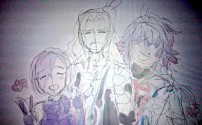 弊カルデアの基本アーツパ描いてたんだけど我ながらこの下書きマーリンの顔いい感じやと思うんだ。 