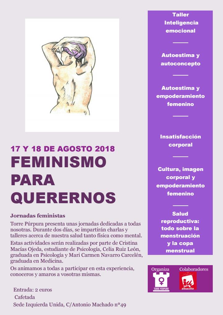 TorrePurpura's tweet photo. 🌹FEMINISMO PARA QUERERNOS🌼
Se trata de nuestro próximo proyecto, que tendrá lugar en la Sede de Izquierda Unida, el 17 y 18 de Agosto.
Las horas de cada taller están aún por definir.
El precio de las jornadas(dos días)será de 2€, un precio casi simbólico que incluye cafetada. https://t.co/7XMG9m9ZMF