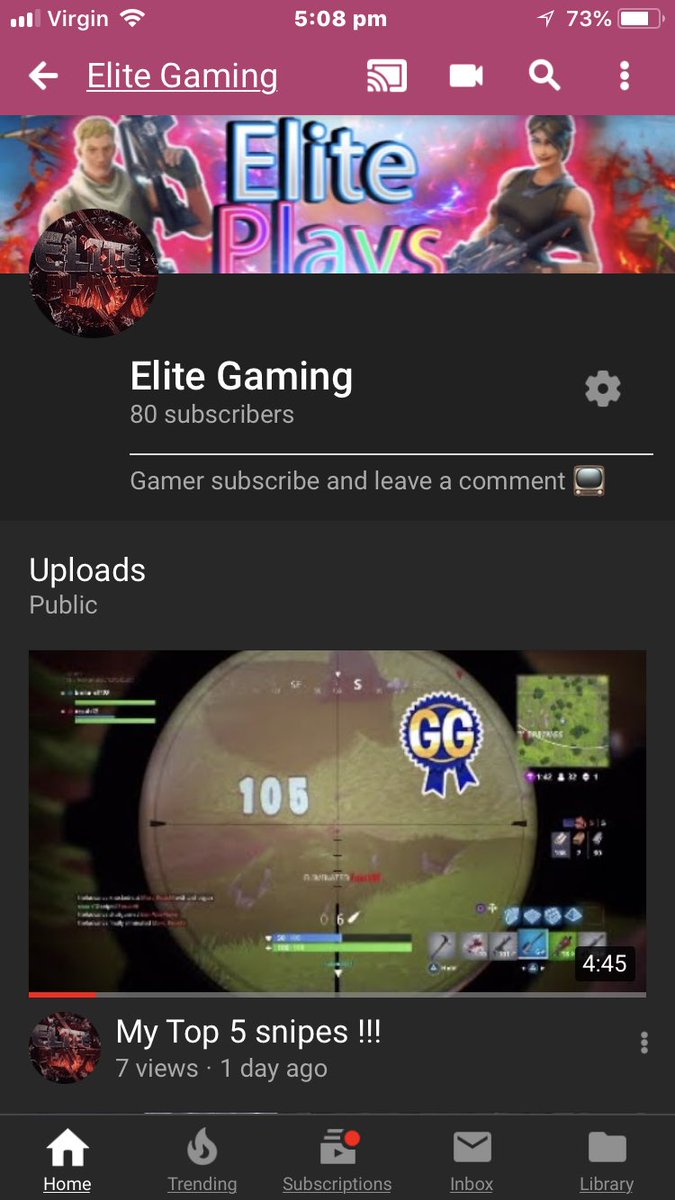 EliteGamingOff1's tweet photo. Whooo finally after a while hit 80 subscribers thanks to everyone who subbed help me gain 85 and I will start commentating whiles I play thanks everyone and get this to 3 likes to see a video with my friend Primal YT and don’t forget to retweet this post #80subs 🎮 https://t.co/OiS74Wi0aN