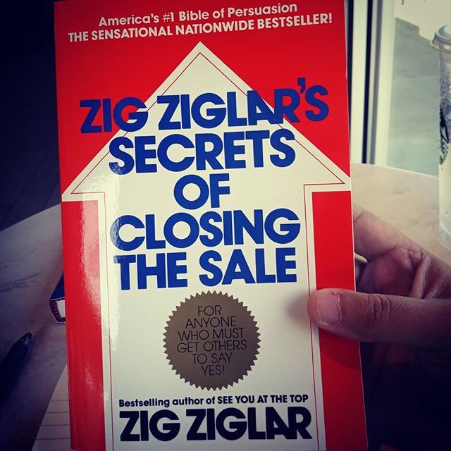 Frank___Delgado's tweet photo. #seeyouatthetop was an awesome read. On to the next one #secretsofclosingthesale Nothing better than the smell of a new book. #zigziglar https://t.co/KD92J6ypKX https://t.co/iXq5WCf7Fw
