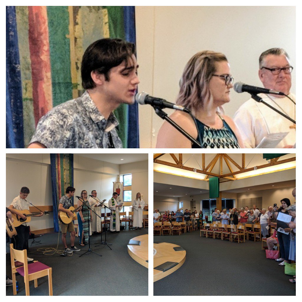 U2Charist this morning at <a href="/stjamesutah/">St. James Episcopal</a>. 
#episcopalutah #Ulsterproject #music #singtothelord