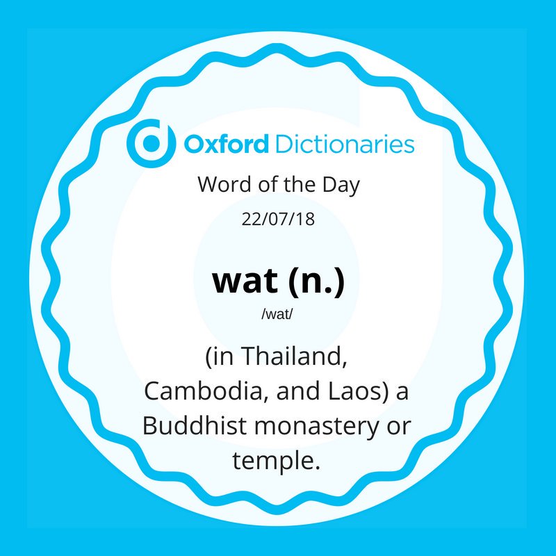 readandpaws's tweet photo. มีเรื่องเล่าจาก dictionary อึกคำนึงค่ะ
คำว่า 'Wat' นี่เพิ่งรู้ว่าใช้ทับศัพท์แบบนี้ไปเลย เพราะได้ถูกบรรจุอยู่ในดิกฯอิ้งส่วนใหญ่แล้ว อันนี้เอามาจากของ Oxford เด้อ 😊

ที่มา: https://t.co/OEIUS36Pss https://t.co/WhCbQqAR8V