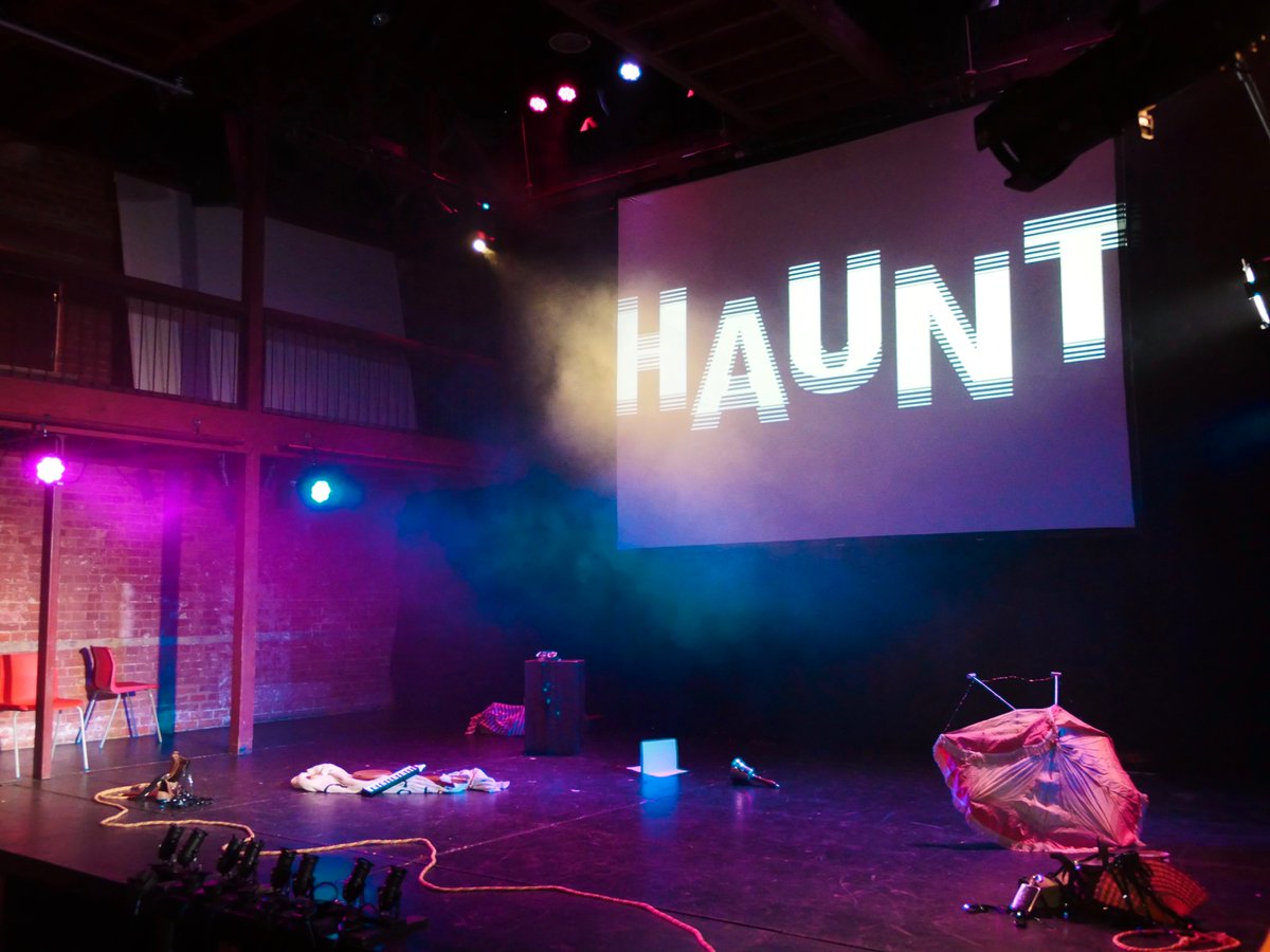 PoltergeistTC's tweet photo. We wanted to make a festival that combined artist support with a great night out.
Yesterday, #HAUNT18 happened.
Thank you to everyone that made this possible: workshop leaders (@rachelofmars, @Iron_Shoes), performers, audiences, and the incredible team @TheNorthWall. 
👻s out. https://t.co/mtsukae8eD