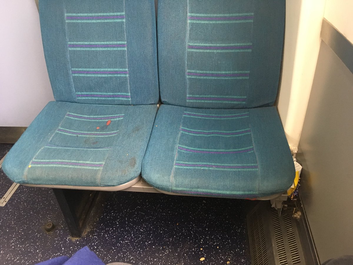 Your trains could use an occasional clean <a href="/SouthernRailUK/">Southern</a> - carriage 71662 in particular.