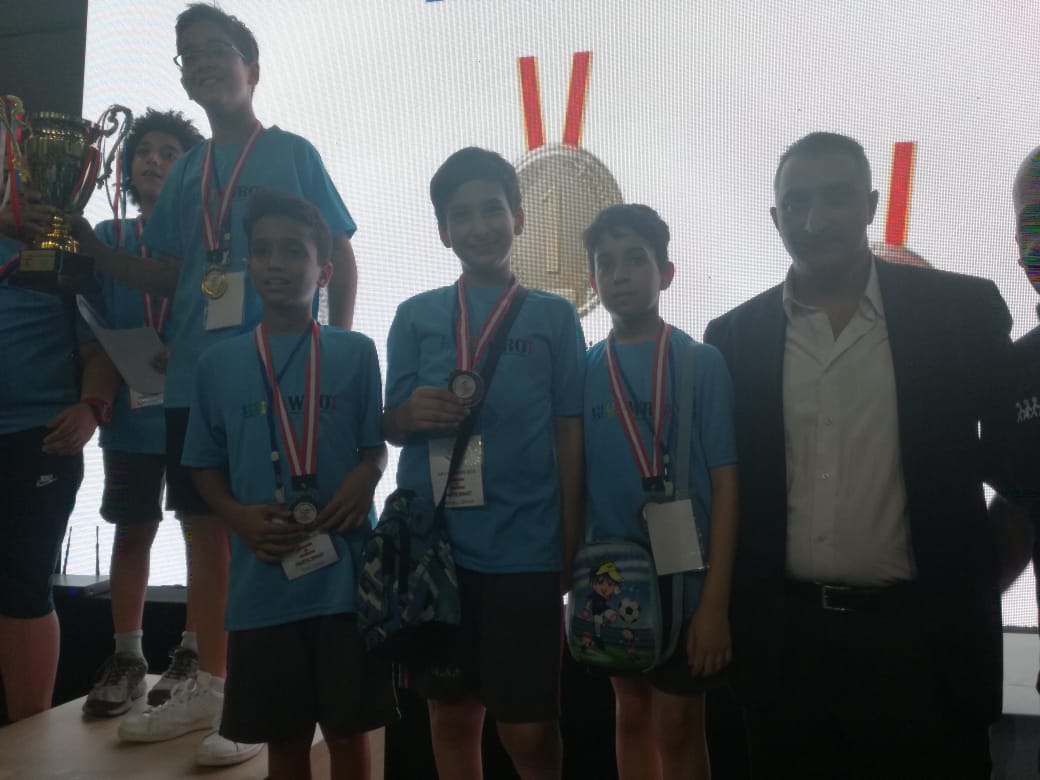 Makassed Aisha School robotic team 'Small and Genius' grasps 3rd place at WORLD Robot Olympiad 👏🎉✌️Congradulation Winners 💪#WRO2018 #worldrobotolympiad #RoboticCompetition @MakAishaSchool
