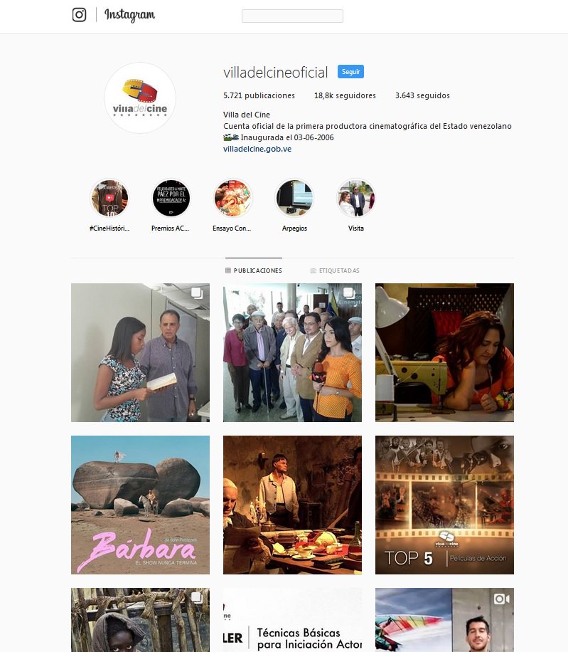 🤳Síguenos en #Instagram y conoce sobre nuestros talleres, cursos, casting y más #VillaDelCineImparable