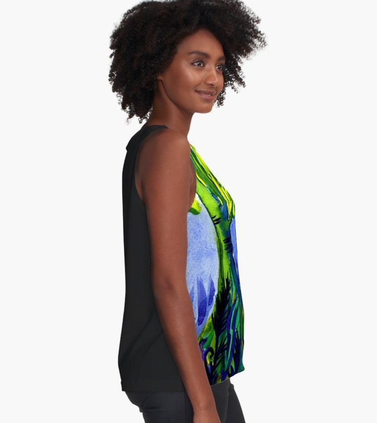 paulaannev's tweet photo. Contrast tank in my online Redbubble shop https://t.co/VyfkuzlA7O Bright, eye-catching design from one of my hand-painted watercolours. #fashion #fashionblogger #onlineshopping #ladiestank #tank #shirts #tshirt #ladieswear #Tees #womensfashion #redbubble #redbubbleartist #trees https://t.co/dZ8uuNHQut