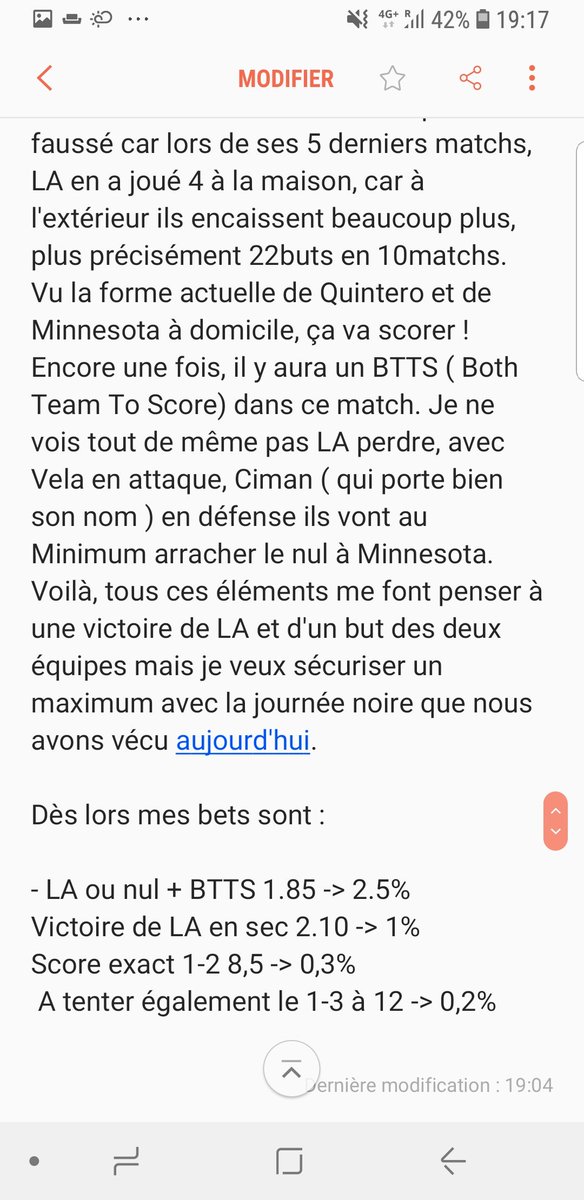 BelgianBetting's tweet photo. #MLSTIME
⚽️LA ou nul + BTTS 1.85 ▶️ 2,5%
L.A F.C en simple 2.05 ▶️ 1%
SE : 1-2 8,5▶️0,3%
1-3 12 ▶️ 0,2% https://t.co/LYpWIDJyYO
