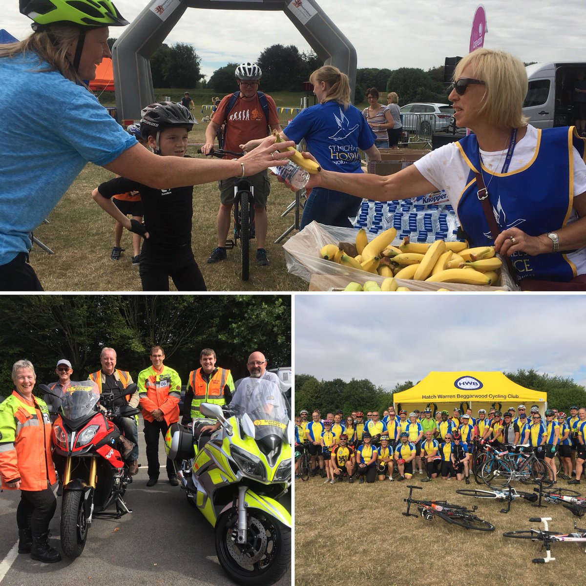 smhbasingstoke's tweet photo. What a brilliant day! Thank you to @mjeventssupport, @ProjectedImage_, @FyffesUK, @BasRFC, @HWBCycling, Ken, @USRriders and of course our fantastic volunteers for helping to make this year’s #BigWheel such a success! https://t.co/5dX3Ub3KKd