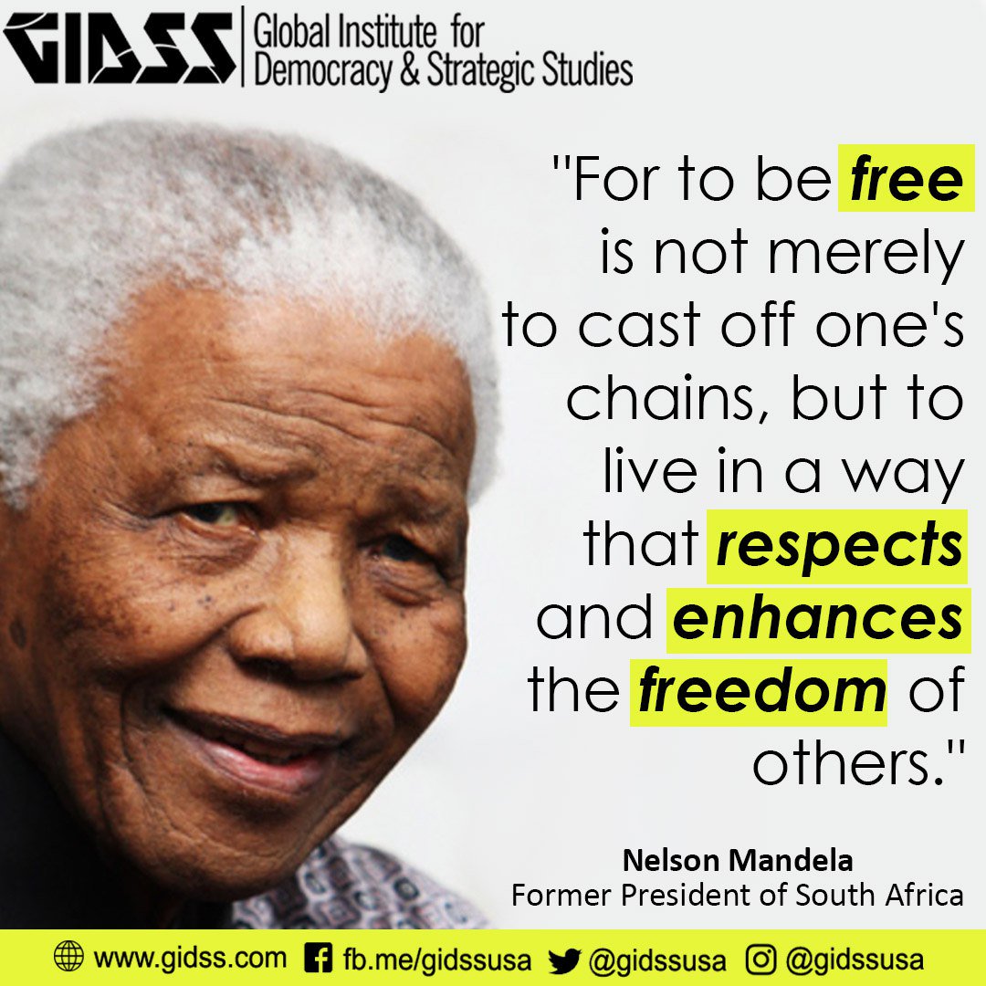 IsraelEngNews's tweet photo. For to be free is not merely to cast off one's chains, but to live in a way that respects and enhances the freedom of others....
#GIDSS #IsraelEnglishNews #Chains #Free #Freedom #Respect https://t.co/mcH7MTXS70