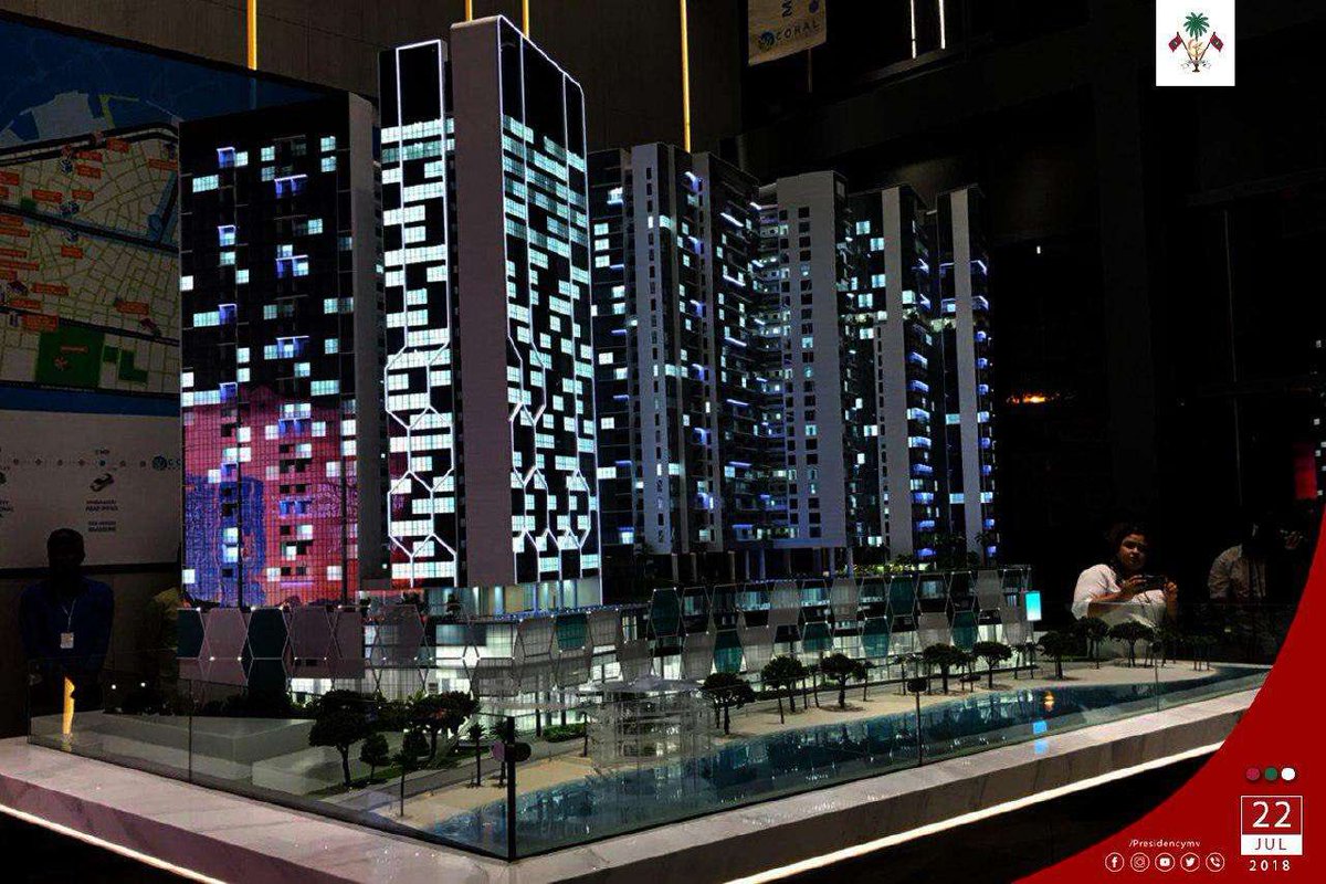 President launches the #Rasfannu Mixed Use Development Project #CoralBoulevard 
presidency.gov.mv/presidentNews/…