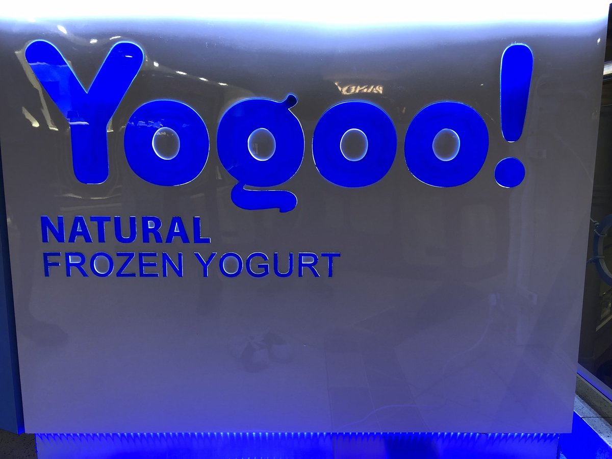 HelloYogoo's tweet photo. And the lights are on! 

We are really excited about the launch of our first Yogoo! Natural Frozen Yogurt outlet at @WokingShopping 

Come and #ExperienceYogoo! at Woking Shopping from the 23rd of July! 

Check our Yogoo! website here: https://t.co/7lyJuR2TLf #HelloYogoo https://t.co/xYO2zGdyVe