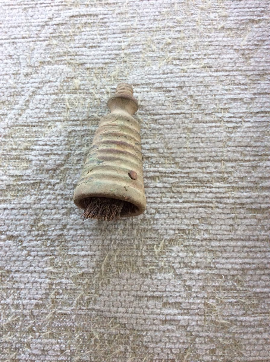 pauldwright3's tweet image. Dug this today any ideas, looks like an old shaving brush but only a guess, if any can help on it &amp;amp; a date