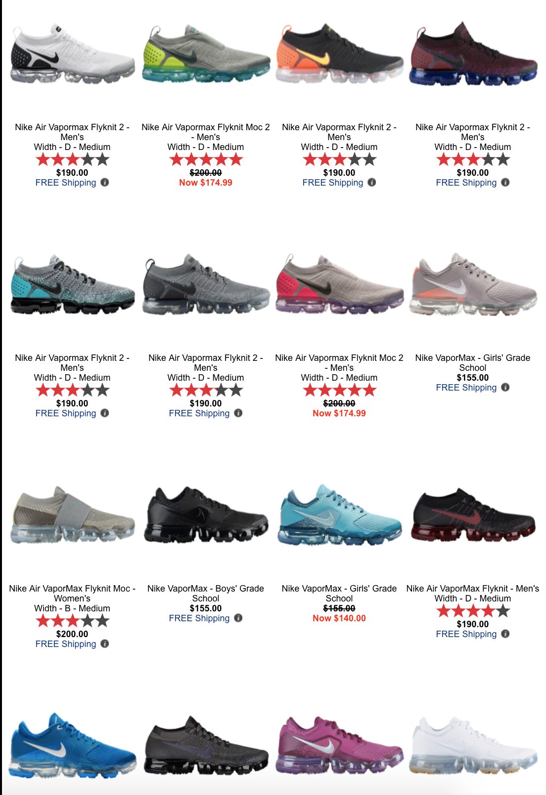 SOLELINKS on X Use code HOTDEALS to get 20 off select Nike Air VaporMax Styles via Foot Locker https t 4eBBPDXEWu Up to 30 off couple of styles https t z5XfsCQGmz X