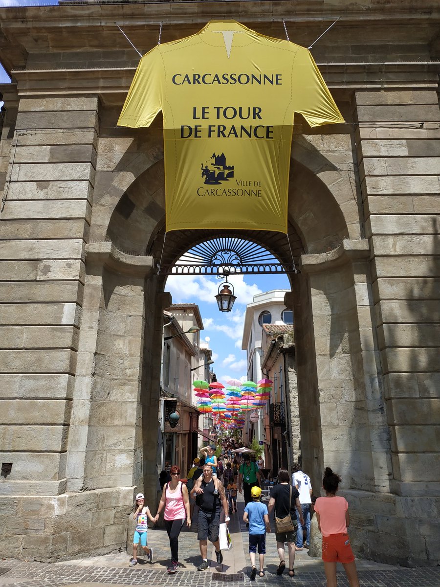 #Carcassonne #TDF2018