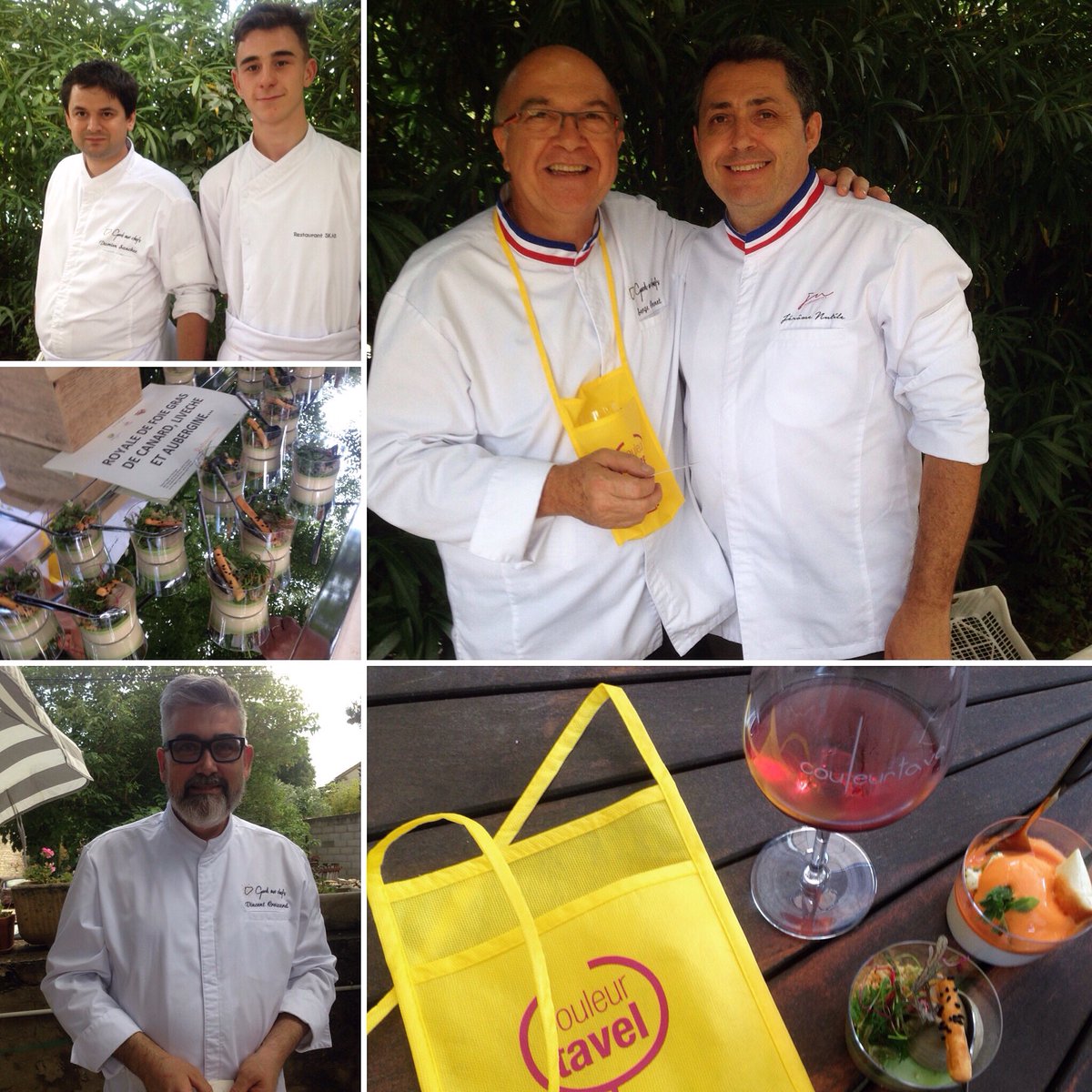 La preuve en images que les #vins #rosés de #Tavel sont des vins de #gastronomie avec ⁦<a href="/GardauxChefs/">Gard aux Chefs</a>⁩ #couleurtavel