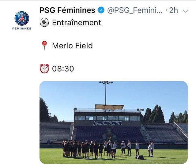 PortlandWSOC's tweet photo. So fortunate to have @psg_feminines & @mancitywomen at UP the next few days! 💯🔥🙌🏻#internationalpros #bestintheworld #dreambig #merlofield #gopilots💜 https://t.co/MWevvTaeCe https://t.co/E1V51qDWZF