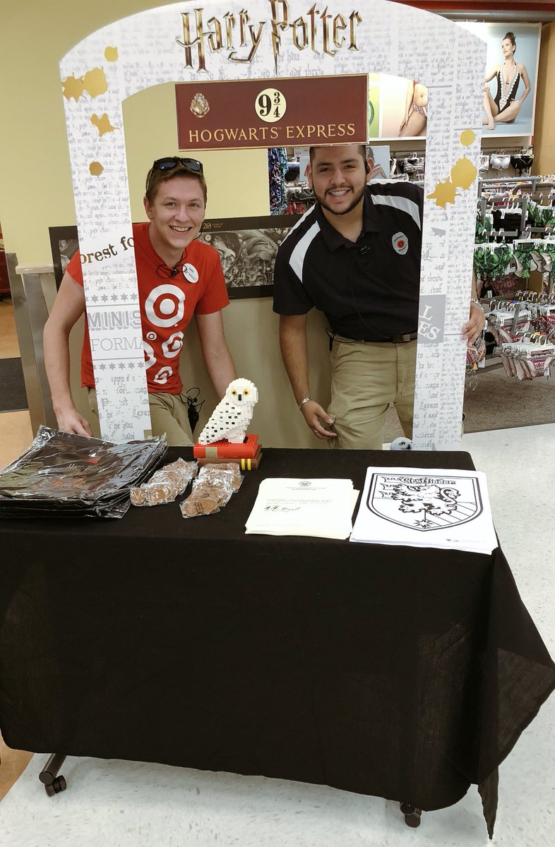 SavannahTGT0854's tweet photo. Had a blast yesterday celebrating #20yearsofmagic with our guests! #Target0854 #TargetMagic #HarryPotter @JoanneRey @garymccormick23 @MelodyWang8 https://t.co/eKZ91fvZAI
