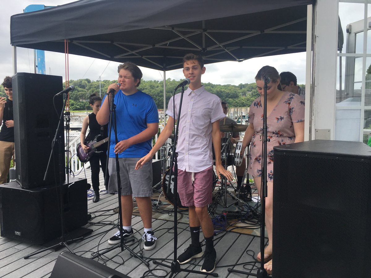 SORPortJeff's tweet photo. The School of Rock Port Jefferson house band is rocking the Mt Sinai Yacht club! Stop by if you want to hear some awesome music! https://t.co/qcA6gMUz5C