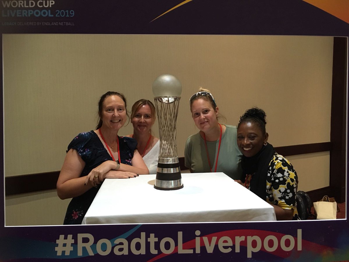 KNTalent's tweet photo. Chatting future plans with @EnglandNetball at the #RoadtoLiverpool conference. And getting up close to the #netballworldcup with @KentNetball 😁 https://t.co/oECLmgQufv