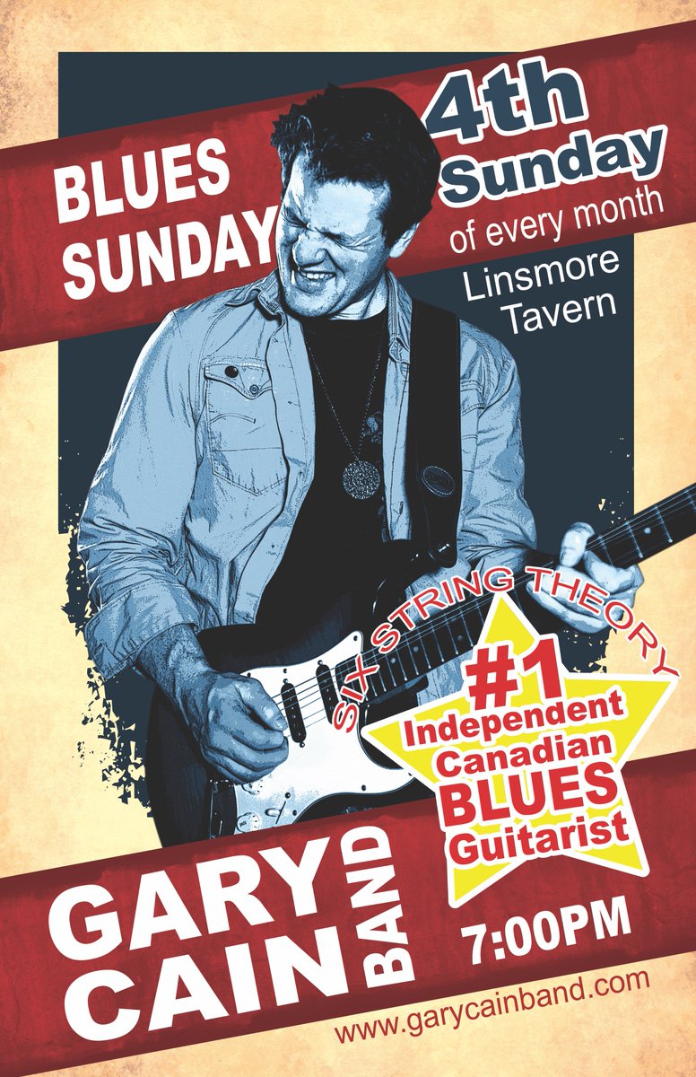 LinsmoreTavern's tweet photo. One of the best #Guitarists in the country is performing tonight for @Molson_Canadian #BluesSunday at the @LinsmoreTavern @GaryDCain and his band are ready to #Meltsomefaces @TOBluesSociety @DanforthWoodbin @DanforthTweets @musiccityTO @TOListenUp @TO_MusicLinks @RetweetsToronto https://t.co/Kz51Q2UOhG
