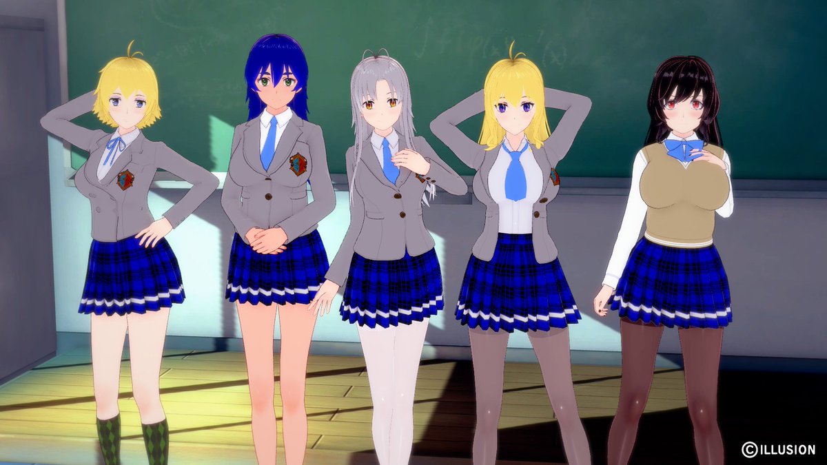 Jinxed_K's tweet photo. 暇な時にコツコツとキャラ作り、現在３～４０人くらいいるかな？
ロリ担当の一年、バラエティーな二年、セクシー担当の三年から特にお気に入りの娘たち、TRPGなどで使っていたオリキャラです

スタジオは使いこなせる日が来るのだろうか・・・
#コイカツ https://t.co/XixQMDq1R6