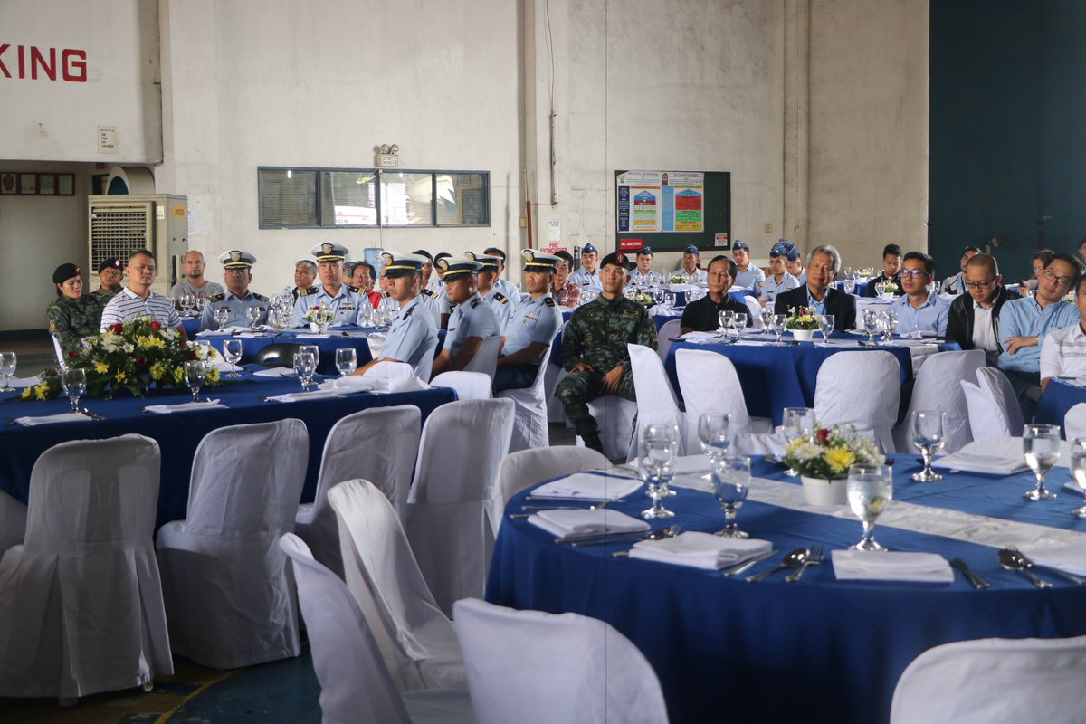 AirUnitSAF's tweet photo. On July 20, 2018, Air Unit personnel led by PSUPT RUEL A ZALATAR, OIC, Air Unit together with Reverend Father Allan Cortez conducted Thanks Giving Mass inside the hangar in relation to the 50th Air Unit Founding Anniversary. https://t.co/nKmjIFQQUh