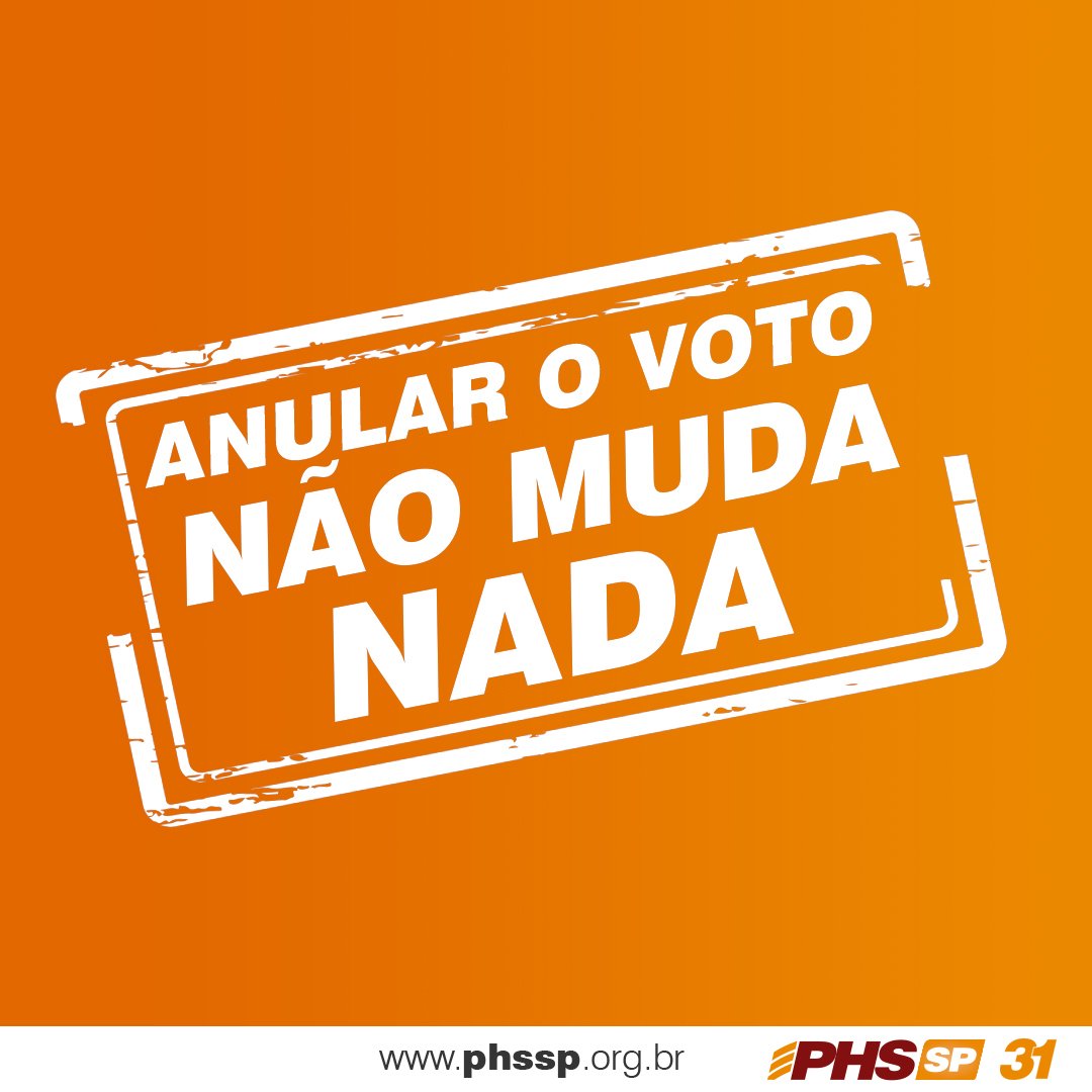 laerciobenko's tweet photo. Meus amigos, abrir mão do direito de votar é abrir mão do direito de questionar, reclamar e manifestar. Não caiam nessa. #PHS #PHSSP #PHS31 #PHS31SP #LaercioBenko https://t.co/OZer5HCDOM