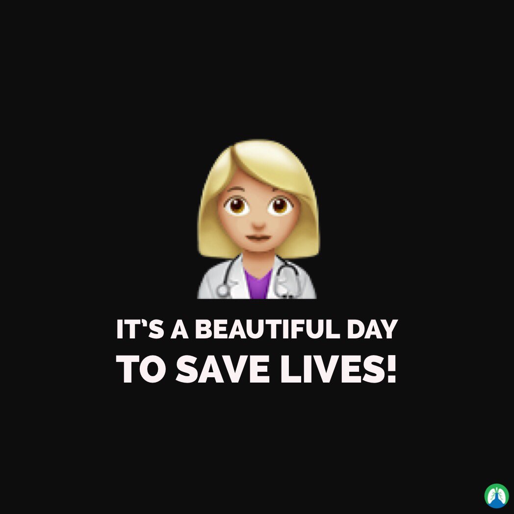 RespiratoryZone's tweet photo. It’s a beautiful day to save lives! 👌🏼 https://t.co/VyYsCqwGIW